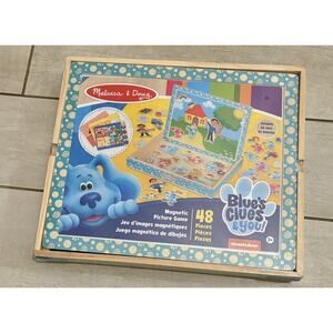 NEW Melissa & Doug Blue's Clues & You! Wooden Magnetic Picture Game (48 Pieces)